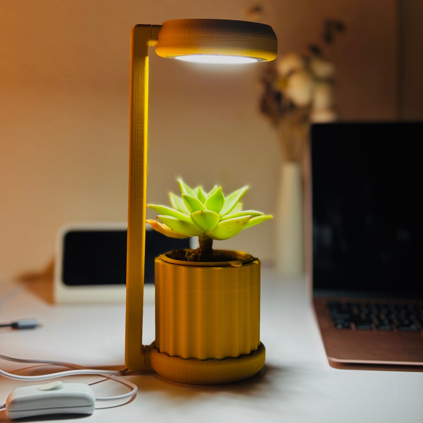Lume Planter | Mustard Yellow