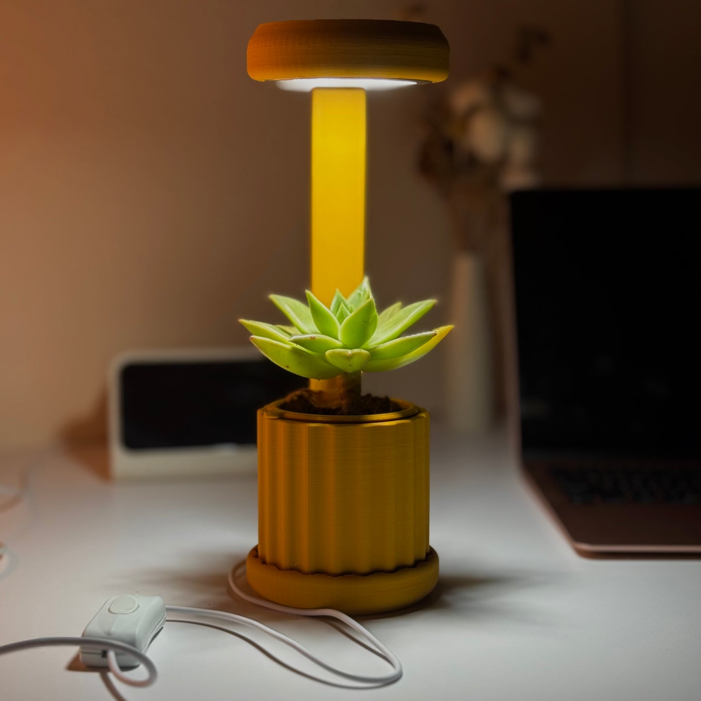 Lume Planter | Mustard Yellow